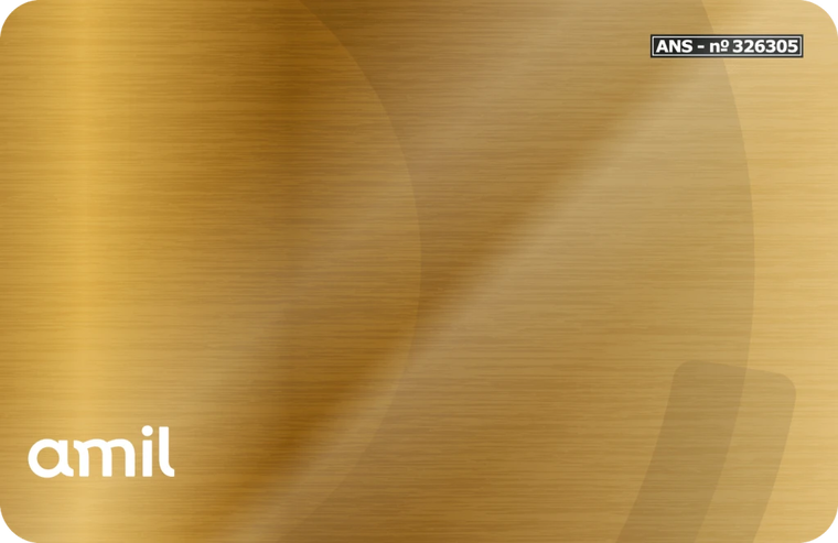 Carteirinha Amil Ouro